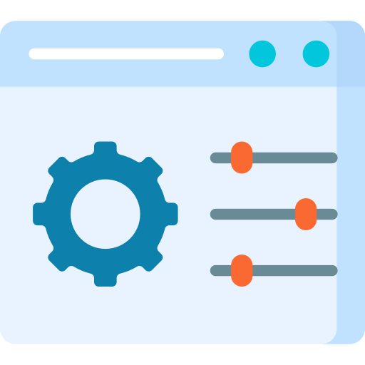 control panel with web interface